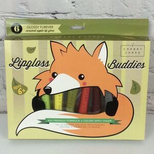 Cherry Chree Lipgloss Buddies 6+ Kid-Friendly Formula! Clear Stocking Stuffer